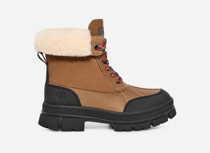UGG® Ashton Addie Boot for Women in Brown, Size 8, Leather