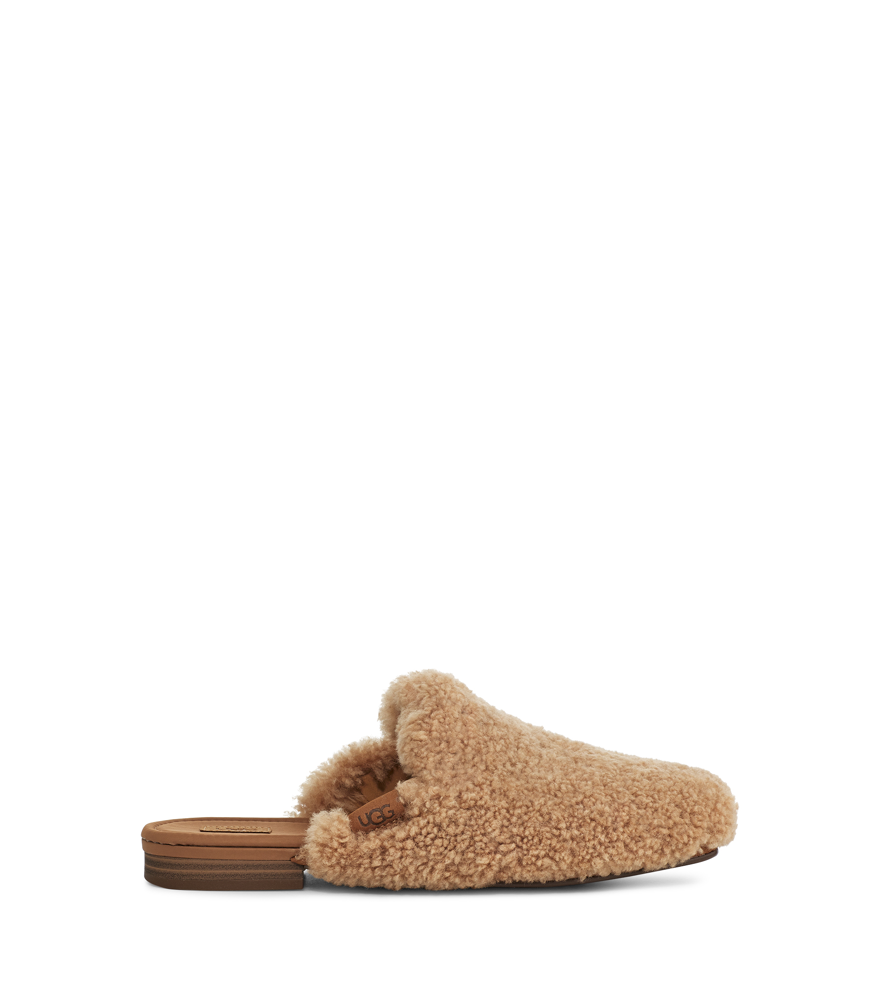 UGG Janaya Cozy Mule Loafer for Women in Chestnut, Size 3, Other