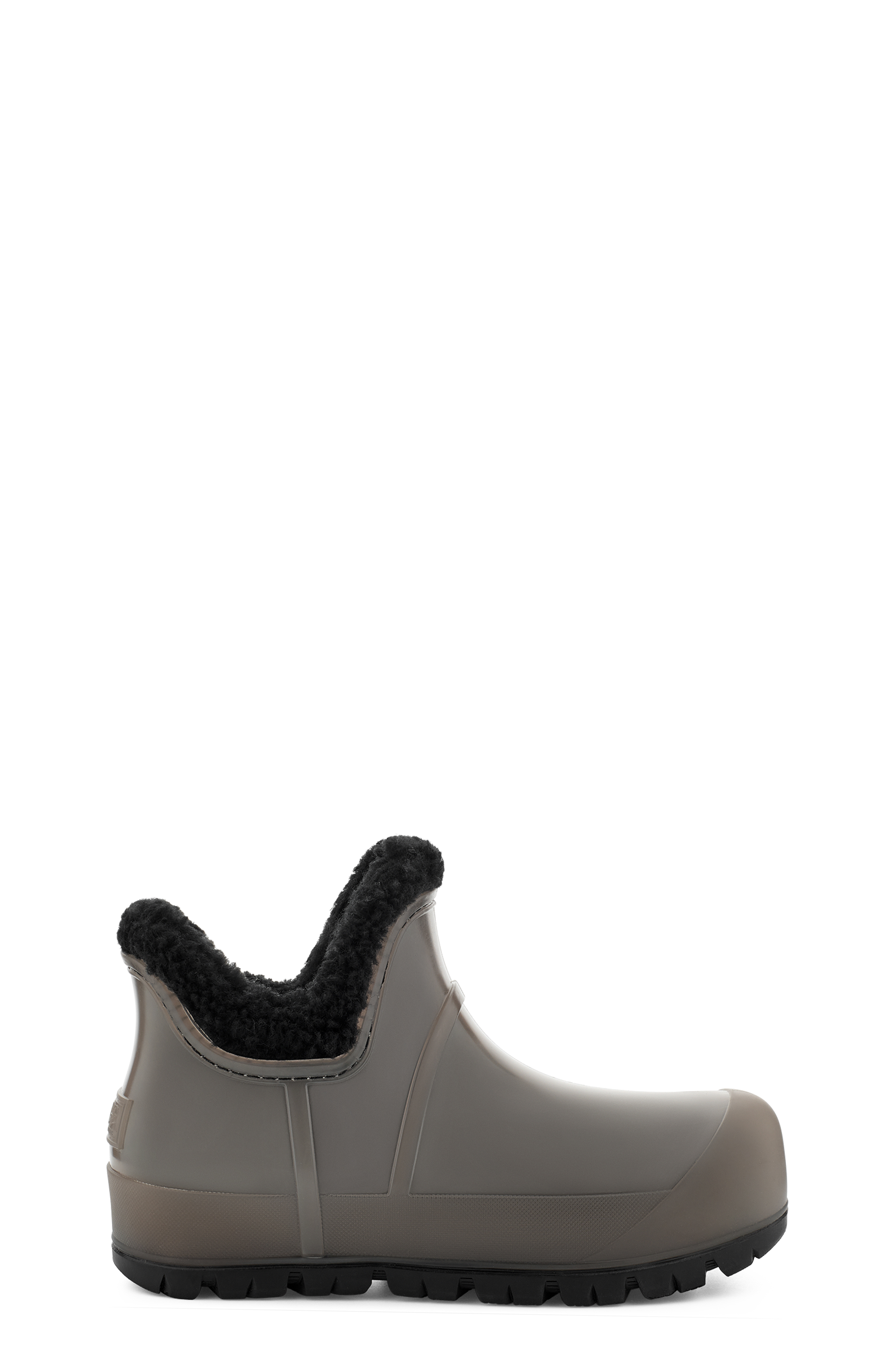 UGG Raincloud Clear Boot for Women in Black, Size 3