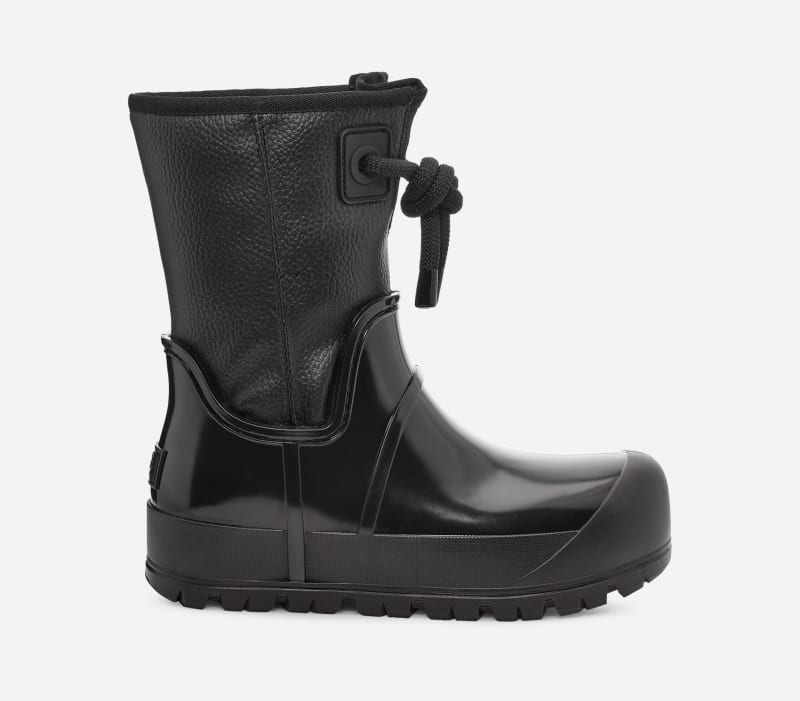 UGG® Raincloud Toggle Boot for Women in Black, Size 8, Synthetic