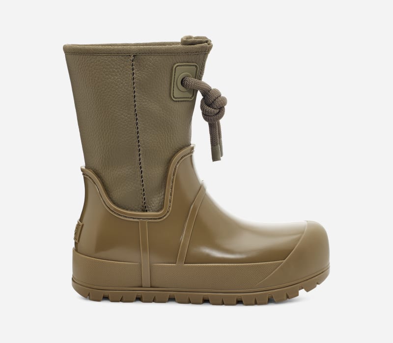 UGG® Raincloud Toggle Boot for Women in Green, Size 7, Synthetic/Polyester/Leather