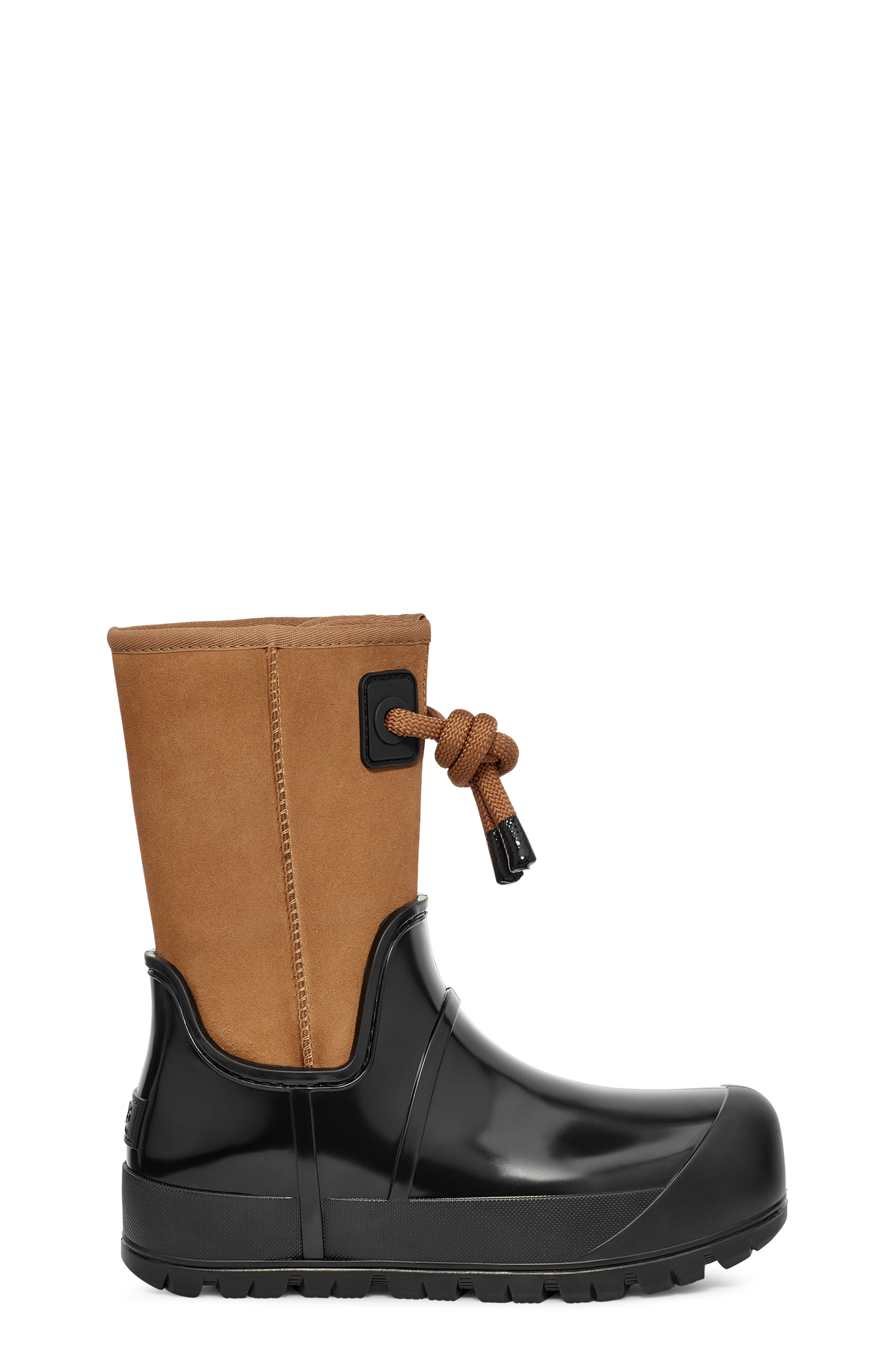 UGG Raincloud Toggle Boot for Women in Brown, Size 4, Polyester Blend