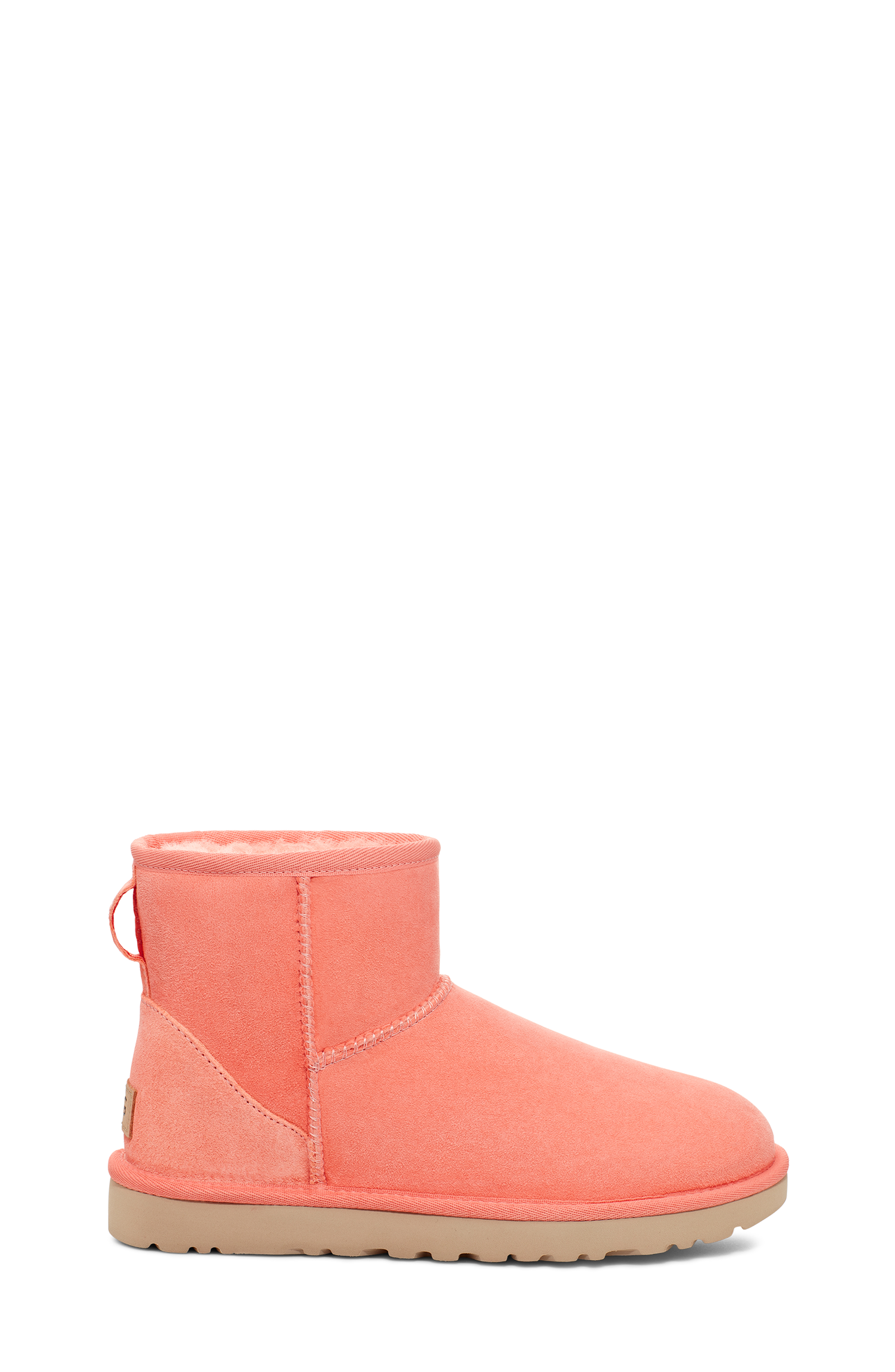 UGG Classic Mini II Boot for Women in Grey, Size 6, Leather