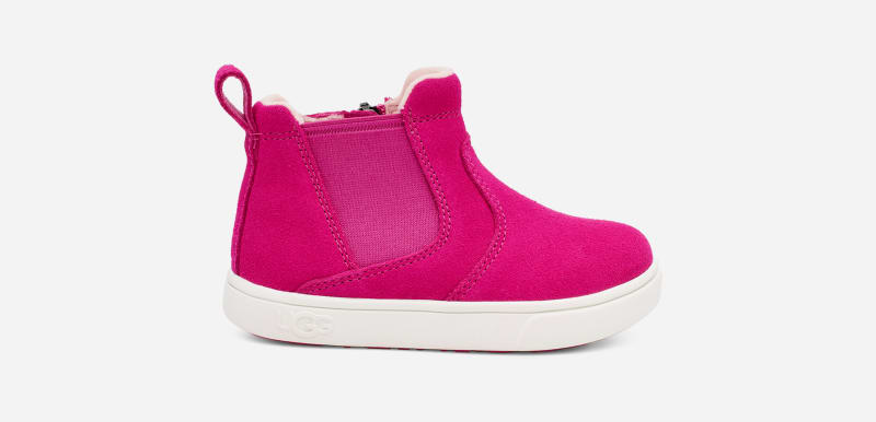 UGG® Hamden II Trainer for Kids in Raspberry Sorbet, Size 5, Leather