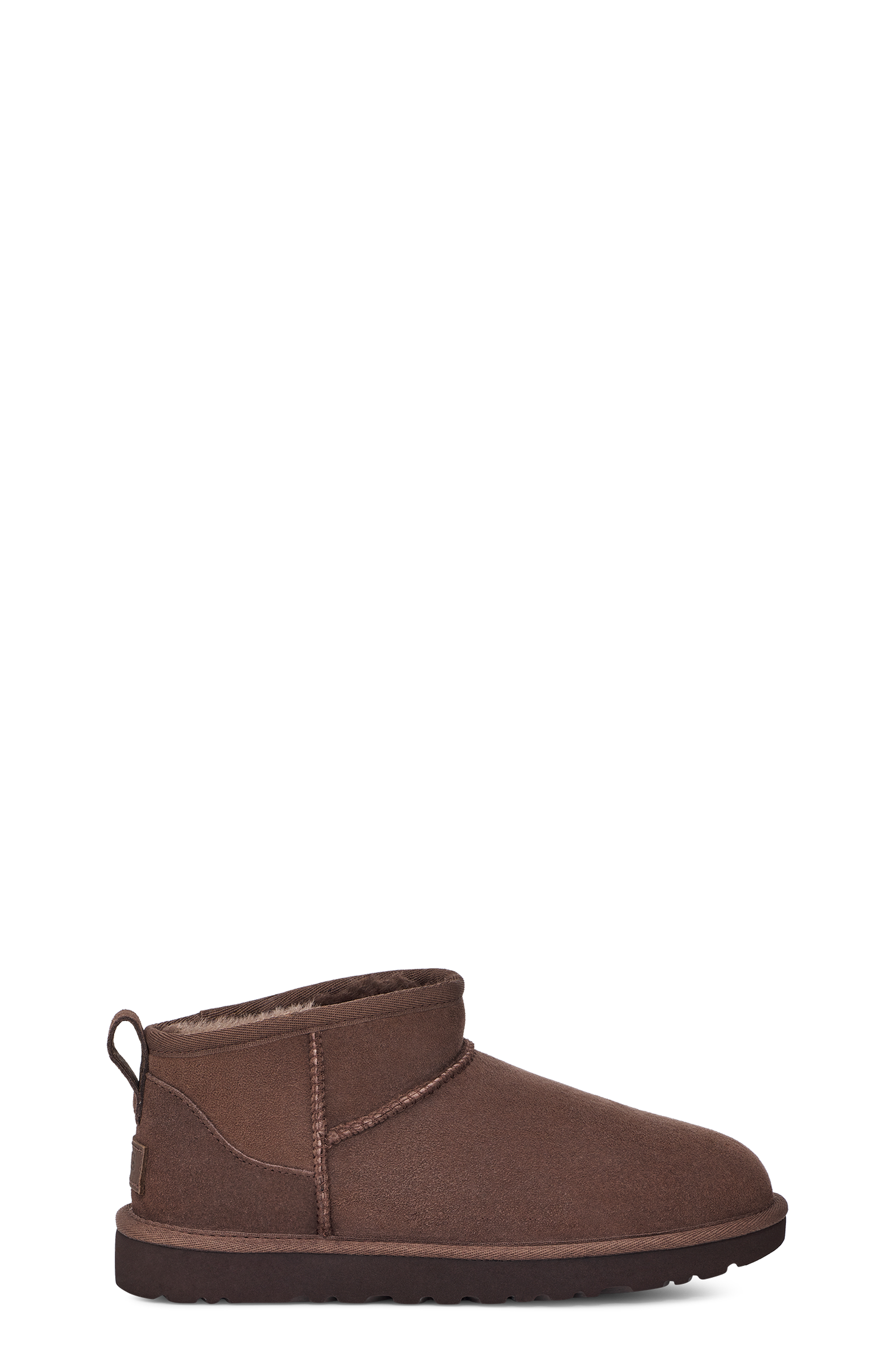 UGG® Classic Ultra Mini Boot for Women in Brown, Size 3, Suede