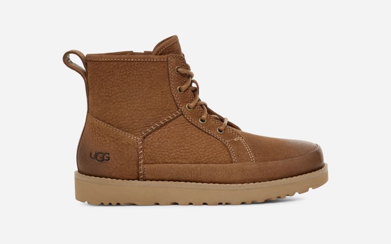 UGG Deconstructed Lace Boot for Women in Brown, Size 3, Leather