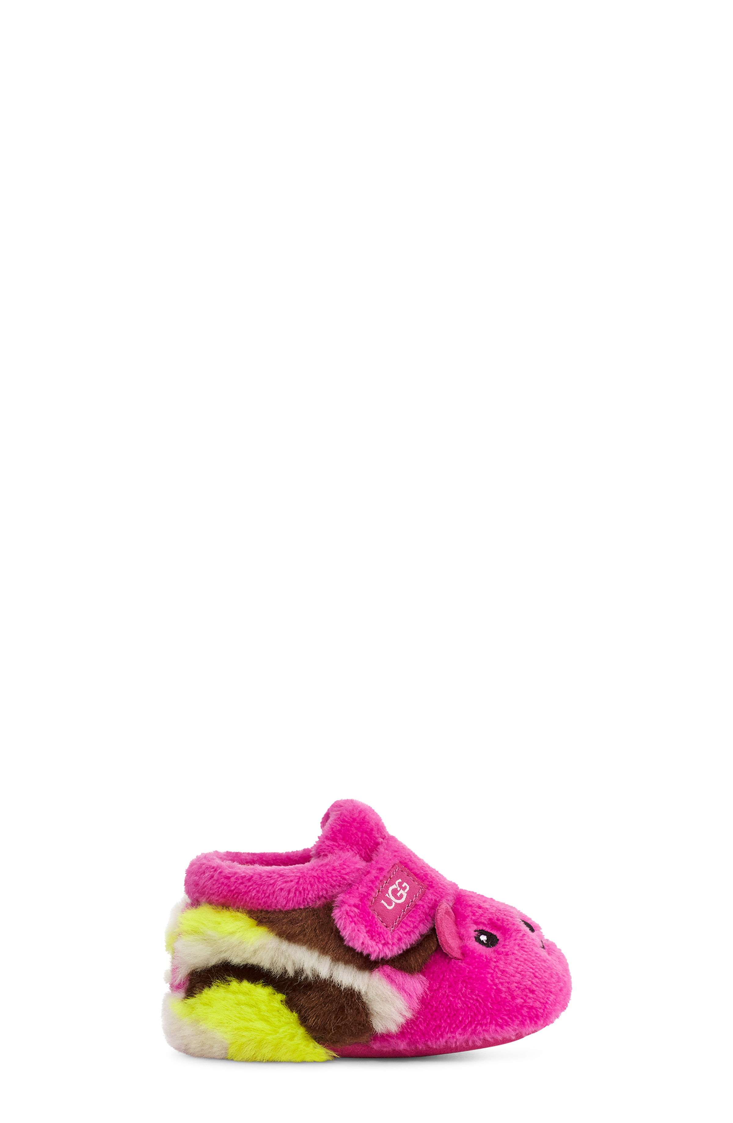 UGG Bixbee Bear Stuffie for Kids in Raspberry Sorbet, Size 0.5, Textile