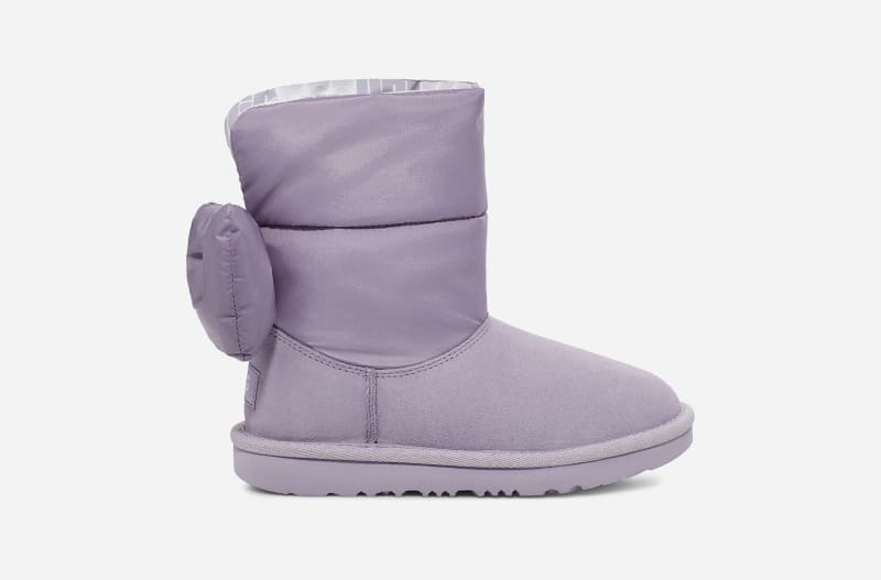 UGG® Bailey Bow Maxi Boot for Kids in Jgl, Size 3, Textile/Polyester/Cotton