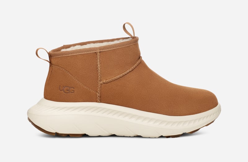 UGG® CA805 V2 Ultra Mini Trainer for Men in Brown, Size 10, Leather