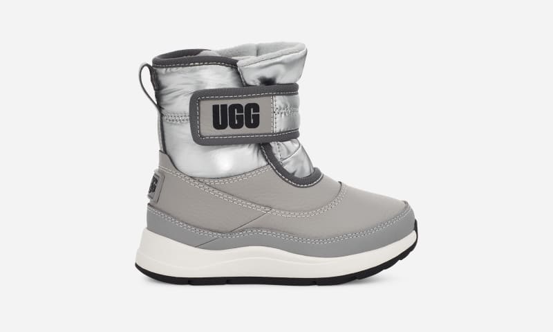 UGG® Taney Weather Boot for Kids in Grey, Size 5, Leather