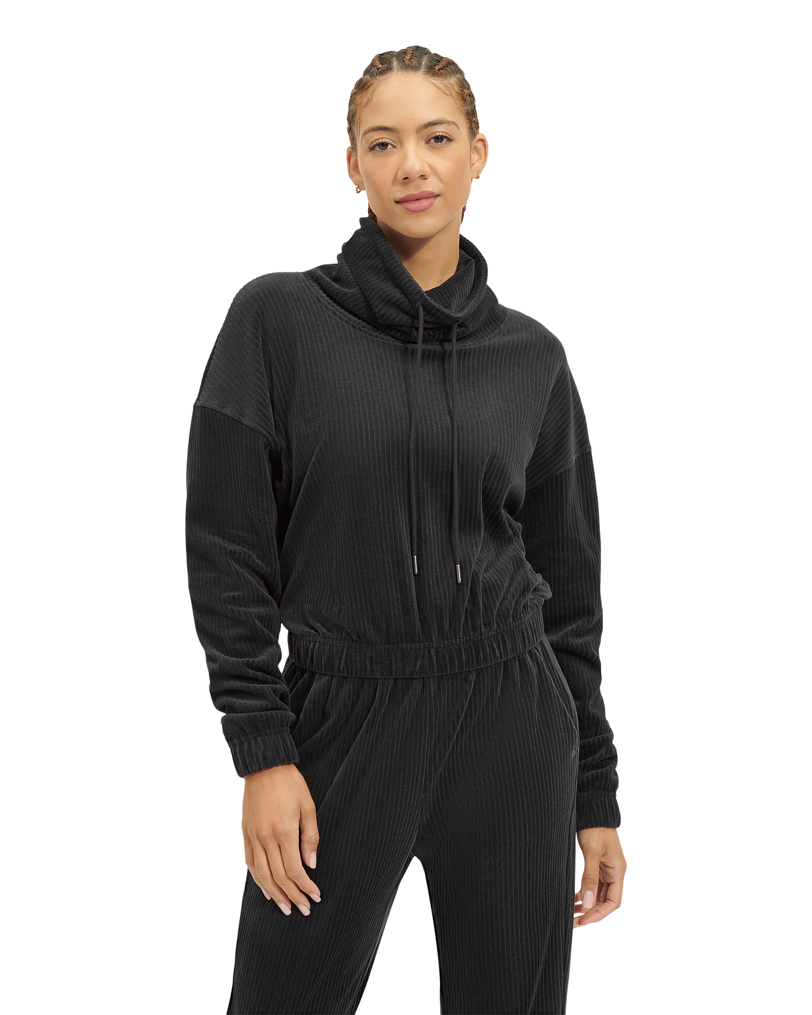 UGG Calland Funnel Neck Top for Women in Ink, Size XL, Cotton
