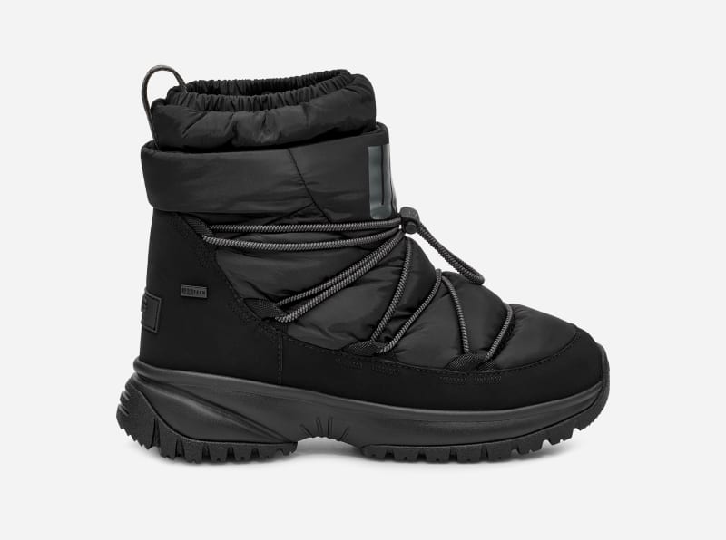 UGG Yose Puffer Boot for Women in Black, Size 3, Other