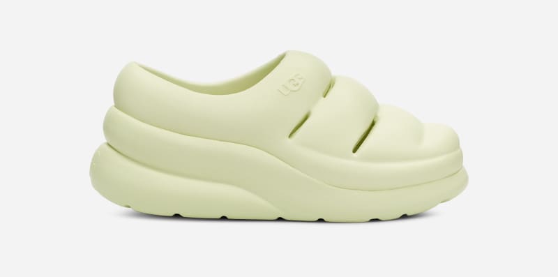 UGG® Sport Yeah Molded Trainer for Women in Melon Green, Size 4, Synthetic