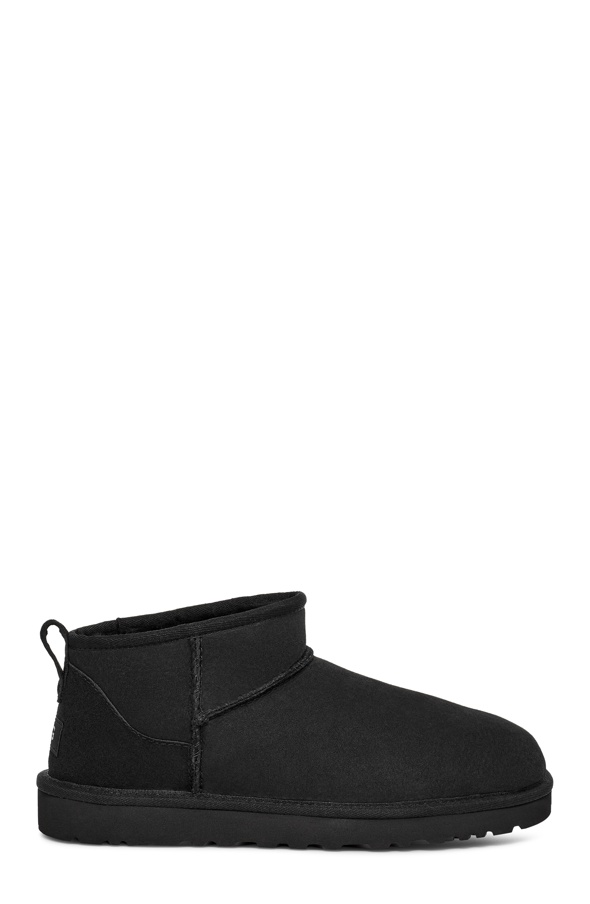 UGG Classic Ultra Mini Boot for Men in Black, Size 7, Leather