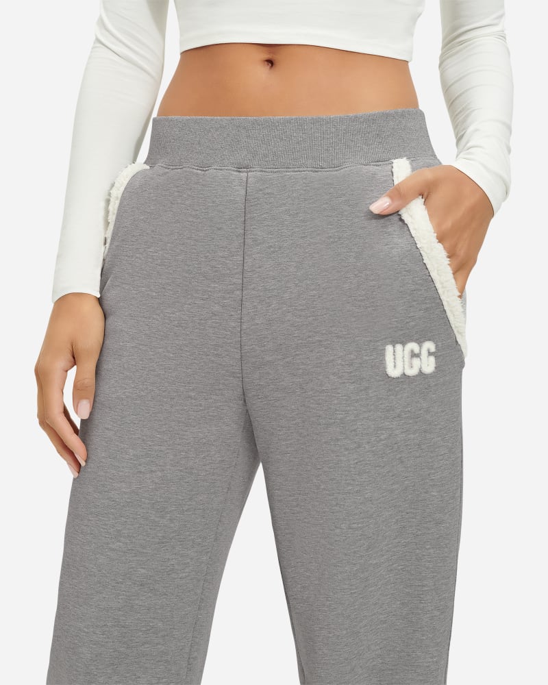UGG Daylin Bonded Fleece Sweatpant for Women in Grey, Size Small, Other