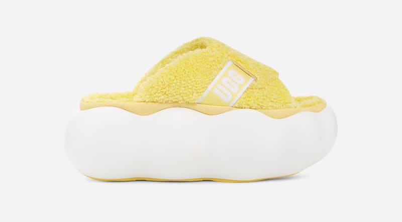 UGG® Sugarcloud Slide for Women in Sunny Yellow, Size 9