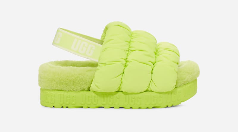UGG® Scrunchita for Women in Pale Chartreuse, Size 3