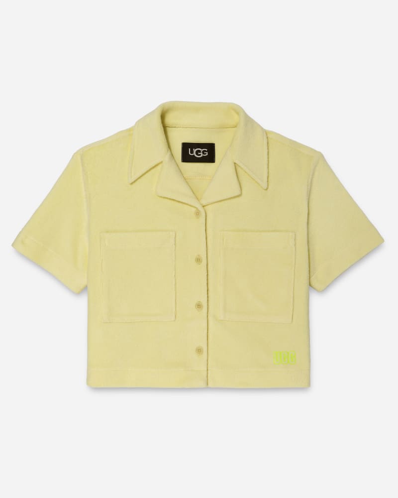 UGG® Saniyah Buttondown Shirt for Women in Honeycomb, Size Small
