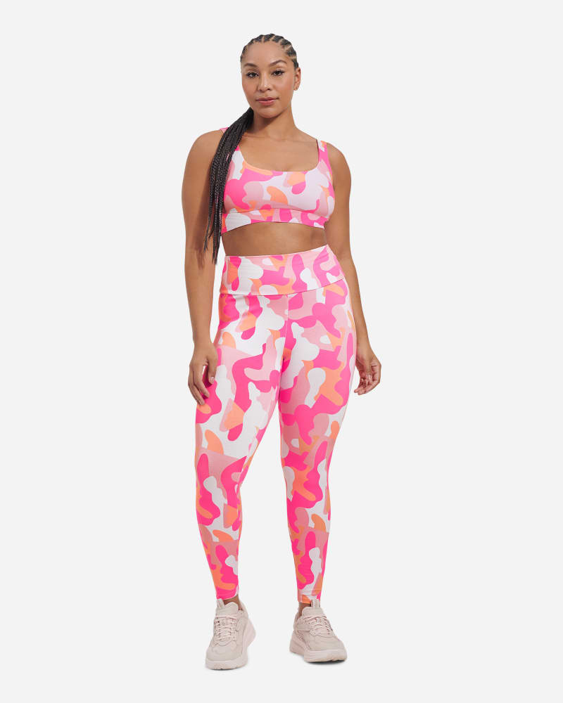 UGG® Saylor Print Legging for Women in Taffy Pink Camopop, Size XS, Cotton