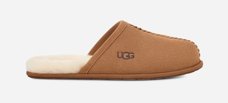 UGG® Scuff Deco Suede Slipper for Men in Brown, Size 12