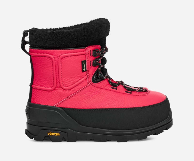 UGG® Shasta Mid Boot in Pink Glow, Size 9, Leather/Waterproof/Polyester