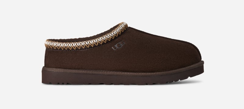 UGG® Tasman Slipper for Men in Dusted Cocoa, Size 17, Suede/Wool