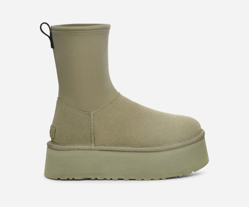 UGG® Classic Dipper Boot for Women in Shaded Clover, Size 8, Suede