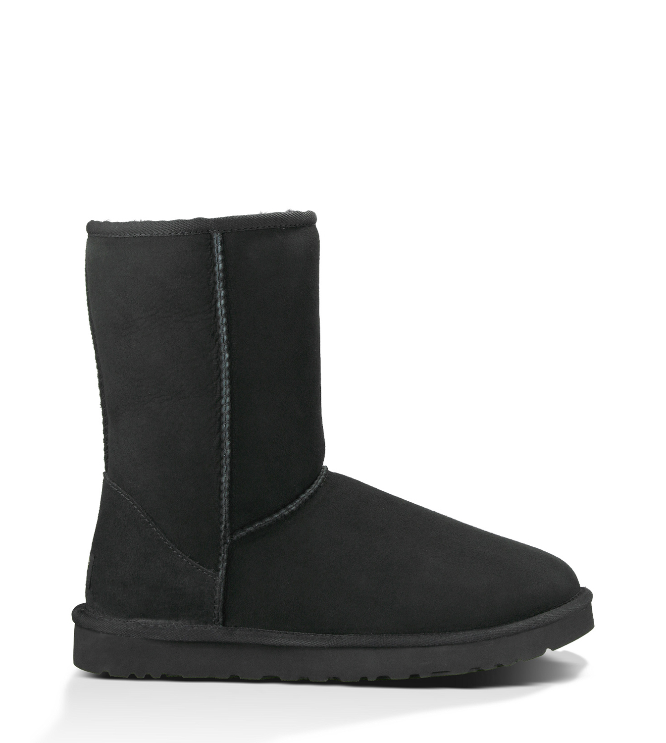 UGG Classic Short Boot for Men in Black, Size 16, Leather