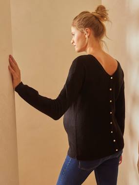 Front/Back Jumper, Maternity & Nursing black