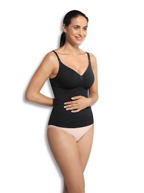 Seamless Nursing Top by CARRIWELL black