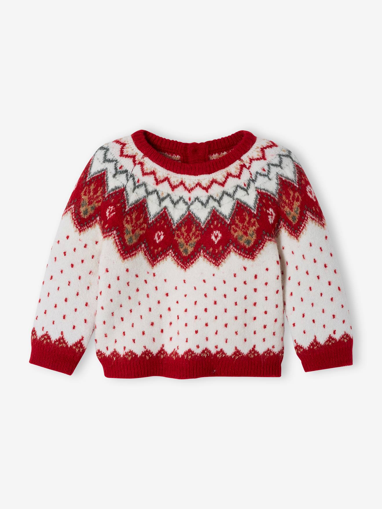Christmas Jumper for Babies ecru