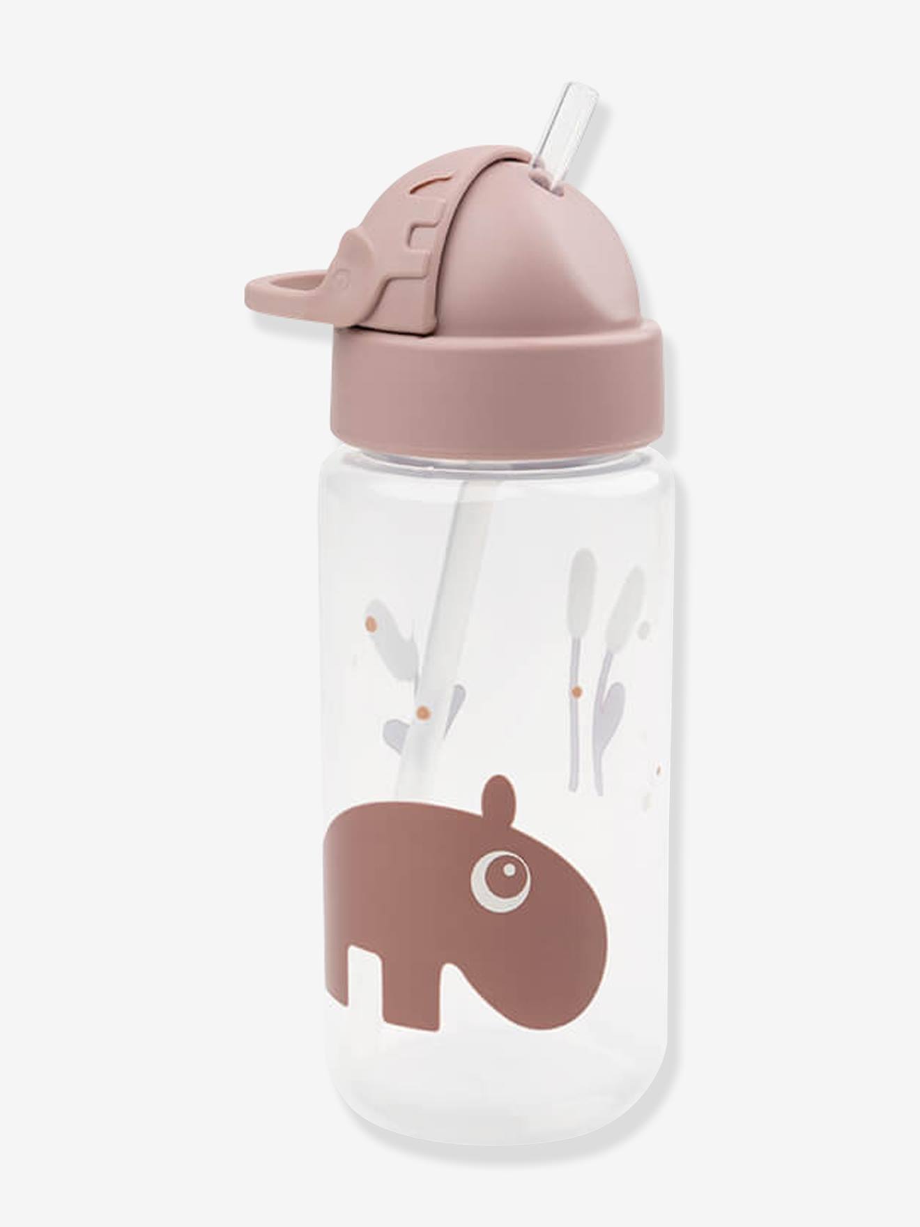 Bottle with Hide-Away Straw, DONE BY DEER rose