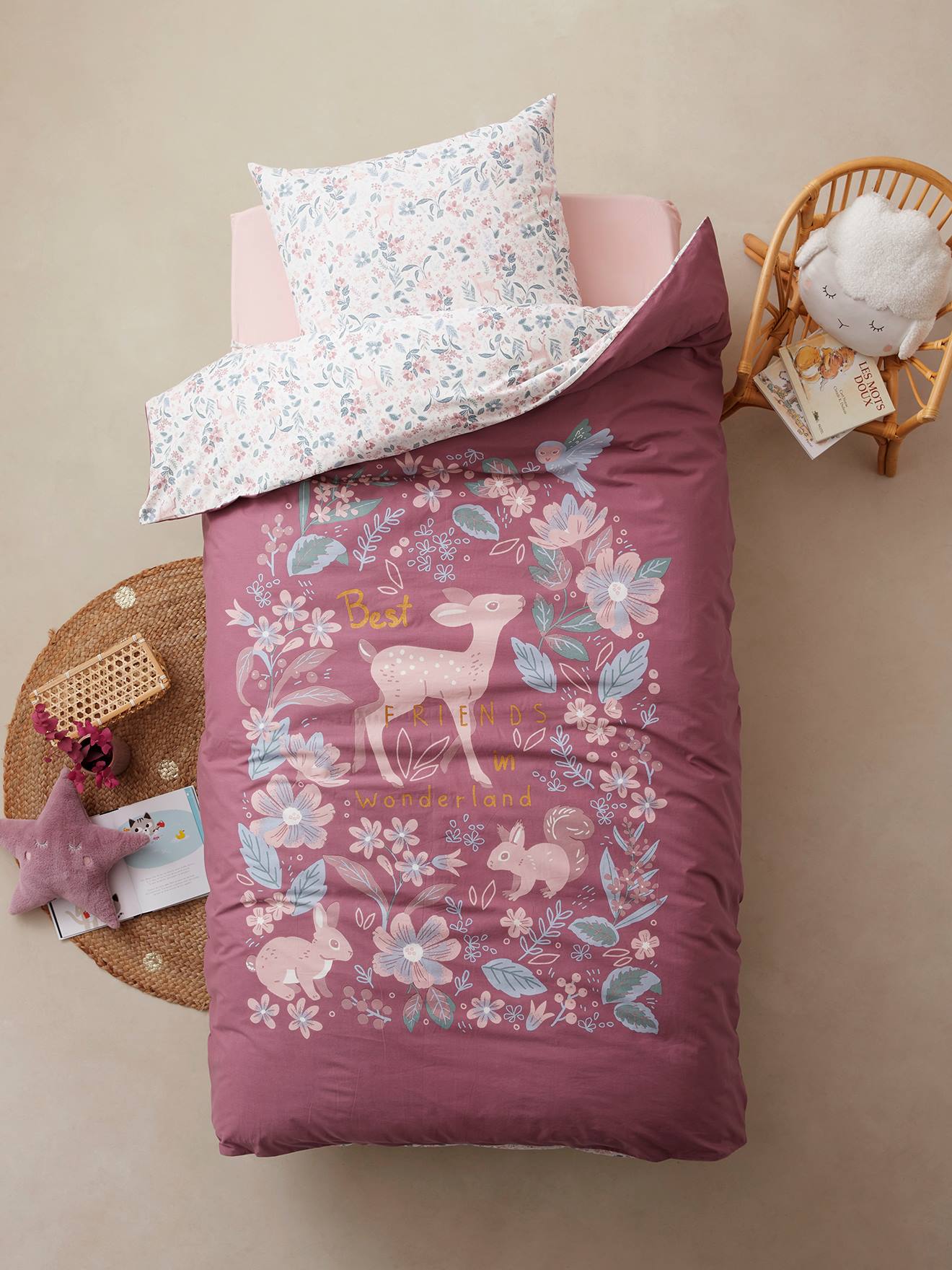 VICTORIA Bed Set by Magicouette plum