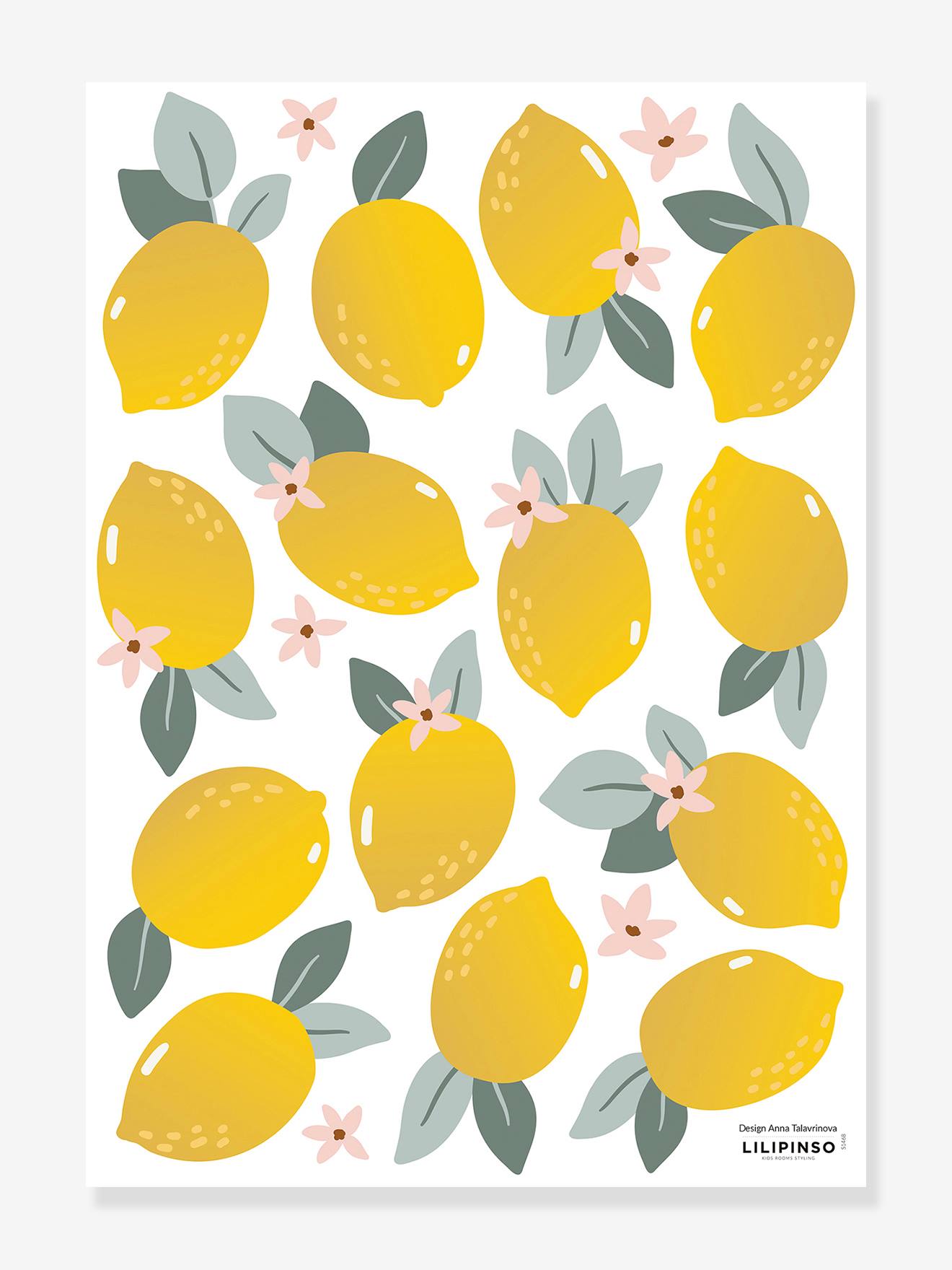 Lemon Stickers, Louise by Louise LILIPINSO yellow
