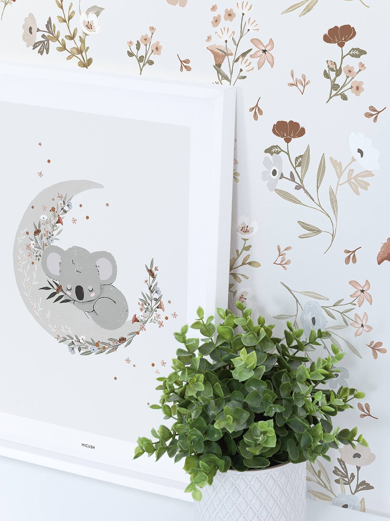 Koala Poster, Lilydale by LILIPINSO grey
