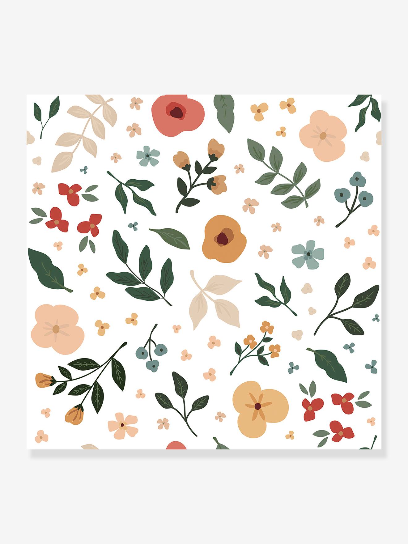 Floral Silhouettes Wallpaper, Bloem by LILIPINSO multicoloured