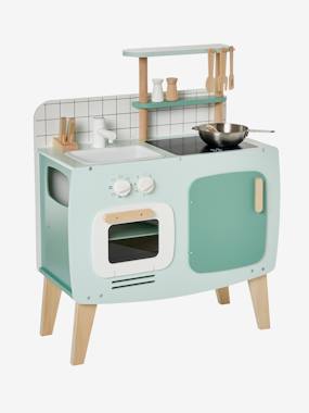 Wooden Design Kitchen - FSC® Certified light blue
