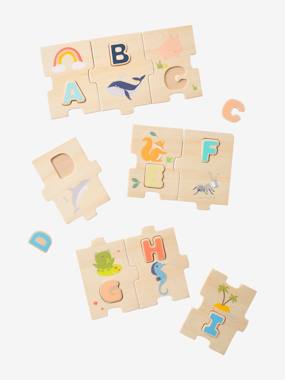 Matching Letters & Words 28-Piece Puzzle - French Version multi