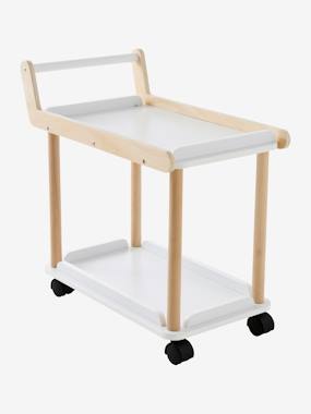 Wooden Dessert Trolley white