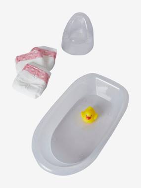 Bathtub, Potty, Nappies & Duck white