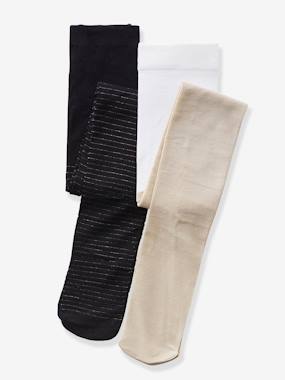 Pack of 2 Pairs of Special Party Tights for Girls multi