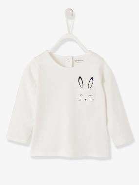 Long-Sleeved Top, for Baby Girls cream