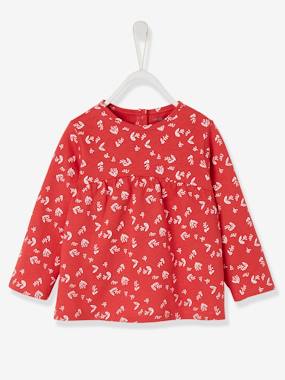 Printed Top for Baby Girls light yellow/print