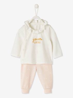 Top + Trouser Combo for Babies light pink