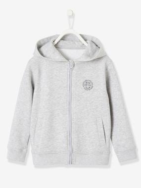 Jacket with Zip, for Boys brown