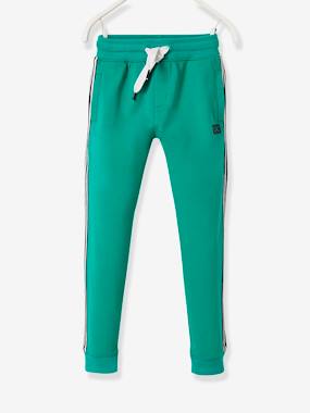 Joggers with Striped Panels on the Sides, for Boys light grey