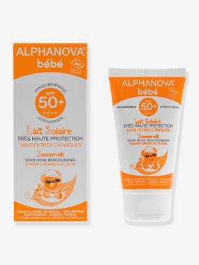 Organic Sunscreen Lotion, ALPHANOVA Bébé SPF50+ white