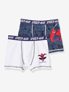 Boys' Pack of 2 Boxer Shorts, Spiderman® white