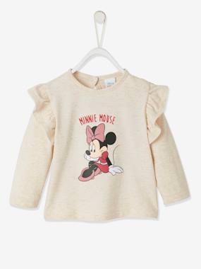 Disney® Minnie Mouse Embroidered Top for Baby Girls beige