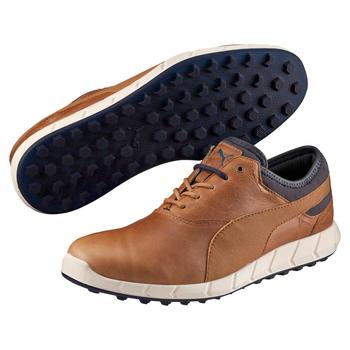 Puma Ignite Mens Golf Shoes - Chipmunk / Peacoat